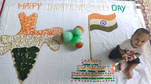 Abstract of india independence day with ashoka chakra, abstract, card, flag png and vector with transparent background for free download. Independence Day Theme Baby Photoshoot How To Decorate India Map And Flag Using Household Things Youtube