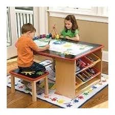 They fit right in with the design of a modern home, and give children that special place, all their own, that kids love. Activity Tables For Kids With Storage Ideas On Foter