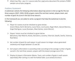 Táto stránka je o výsledkoch z liga 1 2018/2019, (futbal/rumunsko). Solved Attach Two Files Your C Source Code File Cpp Chegg Com