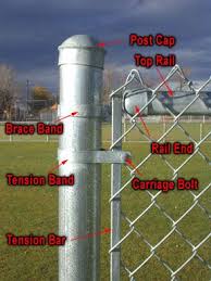 Materials in these instructions, you'll learn how to install the fence fabric (chain link material) and gate for a chain link fence. Pin By John Witshork On For The Home Chain Link Fence Installation Chain Link Fence Parts Chain Fence