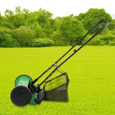 Black Decker Electric Lawn Mower Blade Homgrace Hand Push Reel Lawn Mower Height Adjustable Classic Reel Mower Grass Catcher 5blade You Can Get More Details B Push Lawn Mower Reel Mower Lawn Mower