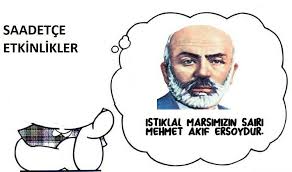 12 Mart Istiklal Marsi Etkinlik Panosundaki Pin