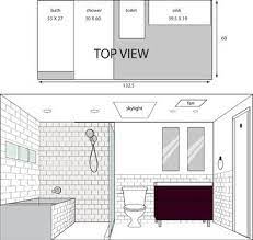 Because the layout and storage options are pretty standard, interesting materials and finishes are key for helping any bathroom remodeling project. Illustrated Layout For Bathroom Modern Interior Elevation Los Angeles Japanese Bathroom Design Bathroom Layout Bathroom Floor Plans