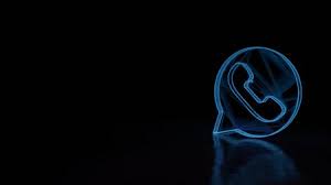 Download free logo whatsapp png images. 3d Techno Neon Blue Glowing Wireframe With Glitches Symbol Of Stock Photo Picture And Royalty Free Image Image 125488912