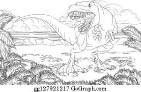 Malvorlage tyrannosaurus rex | dinosaurier. T Rex Cartoon Cartoon Royalty Free Gograph