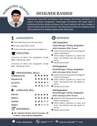 Download this cv and create your curriculum vitae for bangladesh. Design Creative Resume Cv And Cover Letter By Designer Rashed Fiverr