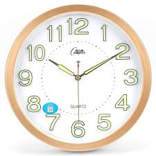 buy genuine compas mute bedroom living room wall clock