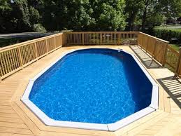 Interior Fascinating Inflatable Oval Above Ground Pools From The Numerous Oval Above Ground Pools Ideas Pool Deck Plans Backyard Pool Swimming Pools Backyard