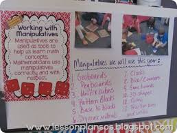 Anchor Chart On Using Manipulatives Crash Course In Guided
