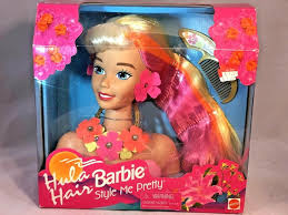 Black Barbie Styling Head Hula Hair Barbie Style Me Pretty Styling Head 67580 In Original Unopened Box Mattel Stylinghead Barbie Pretty Mattel