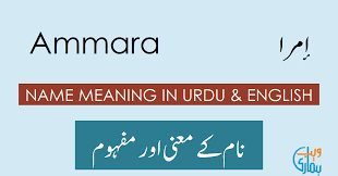 Wanita yang biasa dipanggil ummu salamah ini berasal dari keluarga dengan nasab terhormat. Ammara Name Meaning Ammara Meaning Definition