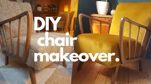 Sofa, couch, davenport, settee chaise longue. Diy Sessel Neu Beziehen Chair Makeover Youtube