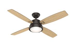 Our ceiling fans were all purchased within the last 7 years, and all have light kits. Hunter Wingate Noble Bronze Ceiling Fan Led