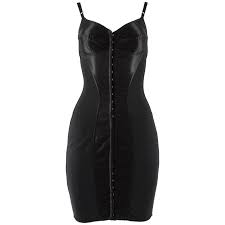 Dolce And Gabbana Spring Summer 2003 Black Corset Evening Dress In 2020 Lace Up Bodycon Dress Satin Corset Dress Corset Style Dresses