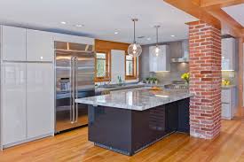 modern kitchen historical home