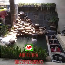 Jual Taman Kolam Koi Taman Kolam Ikan Taman Rumput Kota Tangerang Abi Flora Tokopedia