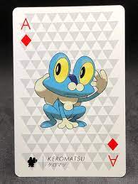 Froakie Keromatsu Bubble Frog Pokemon X Nintendo Playing Card Game Japan  Diamond | eBay