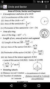 10th Class Math Formula Apk Screenshot Math Formulas Math Formula Chart Studying Math