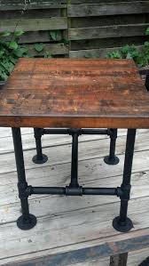 Butcher Block Side Table Kitchen Bar Table Bar Table Diy Diy Furniture