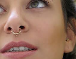 False Septum Septum Jewelry Septum Gold Piercing Jewelry
