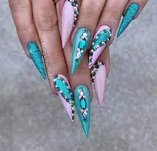 See more ideas about nail designs, nail art designs, fancy nails. 21 Teal Nail Designs We Can T Wait To Try Stayglam