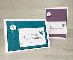 Kommunionkarten Basteln Fur Junge Und Madchen Mit Stampin Up Annas Bastelglanz Mit Stampin Up Kommunionkarten Kommunion Karten Kommunion