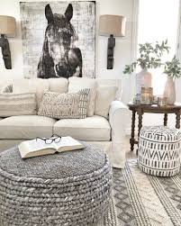 Hira Metal Gray 30 Ottoman Living Room Pouf Pouf Ottoman Living Room Ottoman Decor