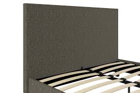 Laminate surface comes in two different finishes. Mainstays Upholstered Platform Bed Full Size Frame Grey Linen Walmart Com Walmart Com