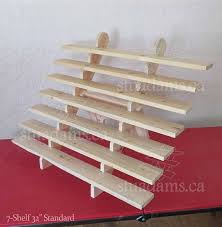 7 Shelf 32 Extra Ancho Soporte De Pantalla Portatil De Etsy Table Top Display Portable Tabletop Display Table Top Display Stand