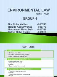 He said the government and authorities should beef up on environmental. Environmental Law In Malaysia Environmental Impact Assessment Standing Law