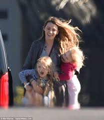Blake ellender lively is an american actress. Blake Lively E Wrangles Her Daughters In Paris Daily Mail Online Blake Lively Family Blake Lively Baby Blake Lively
