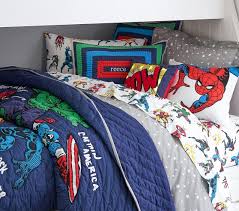 Helping fend off any monsters under the bed. Marvel Kids Bedding Pottery Barn Kids