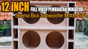 Check spelling or type a new query. Skema Box Miniatur 12 Inch Subwofer Model Spl Audio Youtube