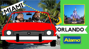De Miami A Orlando En Auto Alquiler Coche Aeropuerto Alamo Car Rental Youtube