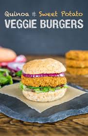 Quinoa And Sweet Potato Veggie Burgers Recipe Sweet Potato Burgers Sweet Potato Veggie Burger Quinoa Sweet Potato