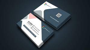 Reinforce your brand identity with a personalized business card design. Free Minimal Modern Business Card Design Graphicsfamily