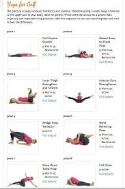 Maybe you would like to learn more about one of these? About Yoga For Golfers Of All Levels You Only Need To Practice These Yoga Exercises Two To Three Times A Week Golf Stretching Yoga For Golfers Golf Etiquette