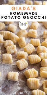Giada De Laurentiis Fresh Potato Gnocchi Dough Giadzy Recipe Gnocchi Recipes Homemade Recipes Food