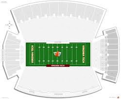 lane stadium virginia tech seating guide rateyourseats com