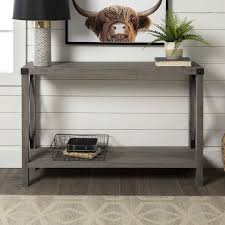 Arsenault 46 Console Table In 2020 Farmhouse Entryway Table Entryway Tables Sofa Table With Storage