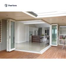 Simpson's bifold doors offer the perfect mix of wood textures to match the look of your home and create connections between rooms and. Villa Entrance Aluminum Bifold Glass Exterior Doors Double Glazed Custom Exterior Corner Folding Sliding Doors White China Bifold Doors Double Glazed Exterior Folding Door Made In China Com