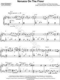 The Theorist Versace On The Floor Sheet Music Piano Solo In D Major Download Print Sheet Music Floor Piano Versace On The Floor