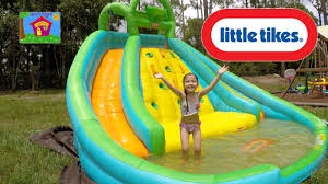 Best Water Slide Little Tikes Biggest Slide Pool Fun Summer Kids Activity Kid Friendly Toy Review Kid Pool Small Pools Backyard For Kids
