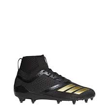 Adidas Black And Gold Football Boots Adidas Adizero 5star 7 0 Mid Cleat Men S Football 7 5 Black Gold Metallic Men S Football Adidas Football Cleats Football Cleats
