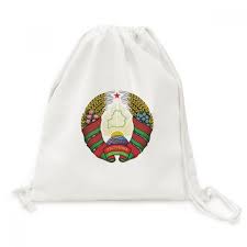 Buy Minsk Belarus National Emblem Backpack Canvas Drawstring Reusable Mesh  Shopping Bag Online at desertcartPanama