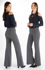 Wide Leg Classic Dress Pant Yoga Pants Silver Pinstripe In 2020 Dress Yoga Pants Yoga Dress Palazzo Dress Pants