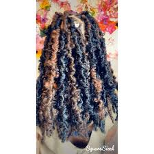 Once the hair is attached to your. Loc Ki Stylez Customized Color On These Mid Back