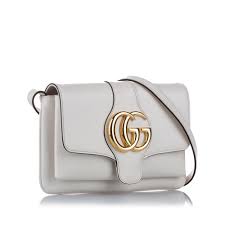 1 pc pu leather with chain strap for gucci replacement bag purse strap cross body replace strap lacecrafted 4.5 out of 5 stars (4,798) $ 32.90. White Gucci Arli Leather Crossbody Bag Designer Revival