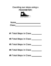 pedometers worksheets teaching resources teachers pay