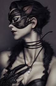 Gotische Weihnachtsmaskerade Ballkatzenkostuminspiration Cool Catwoman Catwoman Cosplay Cat Woman Costume